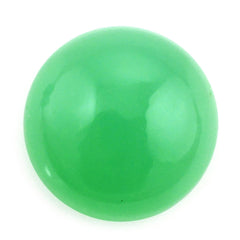 NATURAL CHRYSOPRASE ROUND CAB 12MM 6.67 Cts.