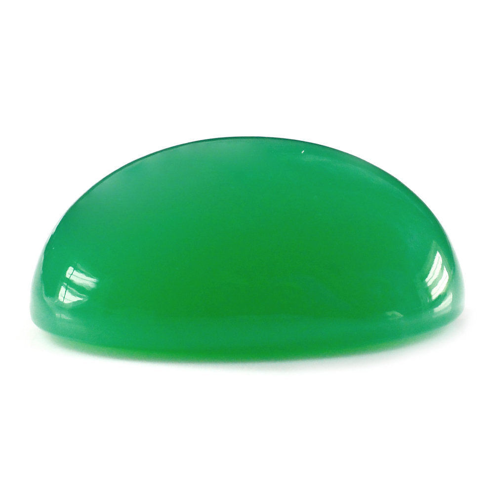 CHRYSOPRASE OVAL CAB 22X16MM 24.80 Cts.