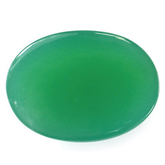 CHRYSOPRASE OVAL CAB 22X16MM 24.80 Cts.