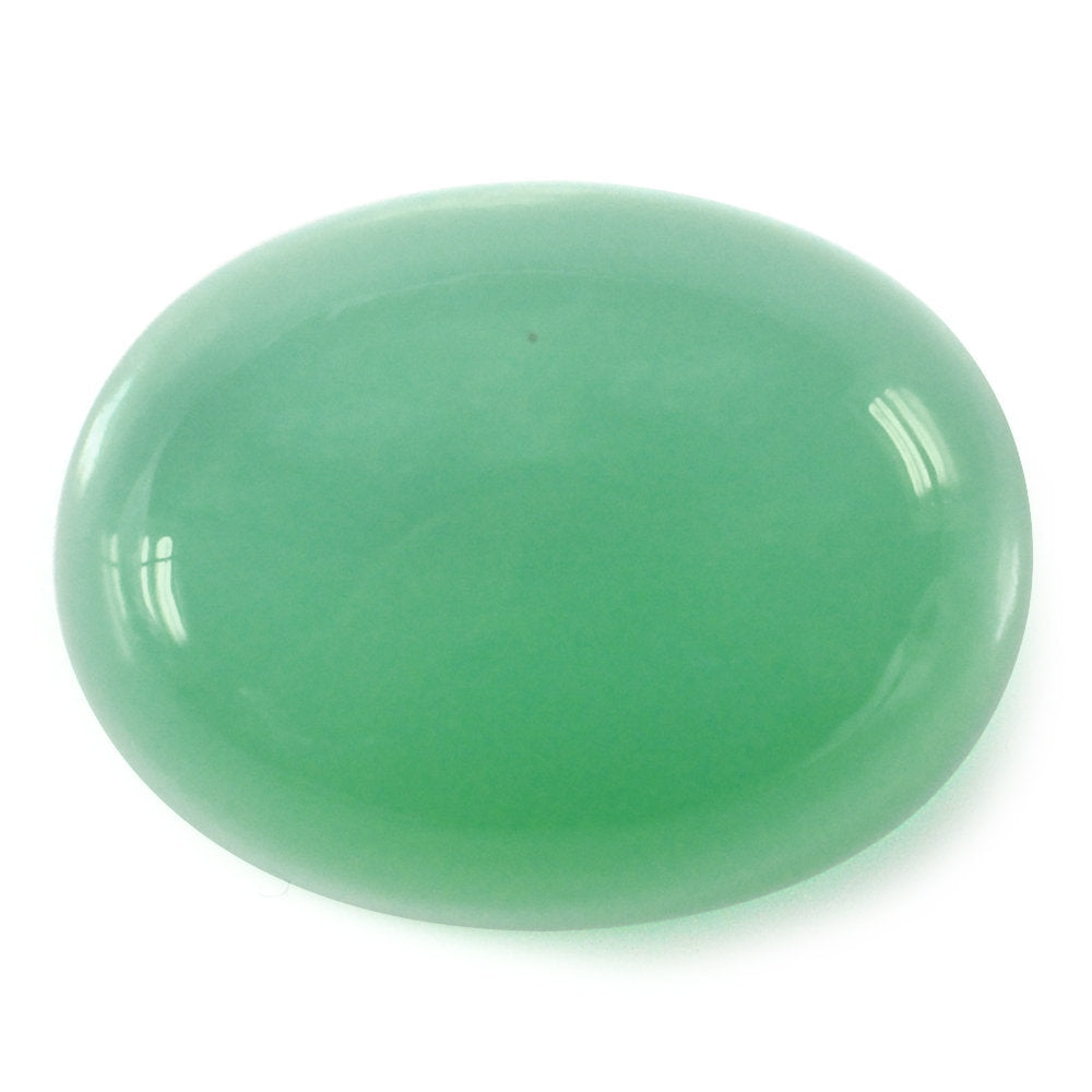 CHRYSOPRASE OVAL CAB 15.50X12MM 8.50 Cts.