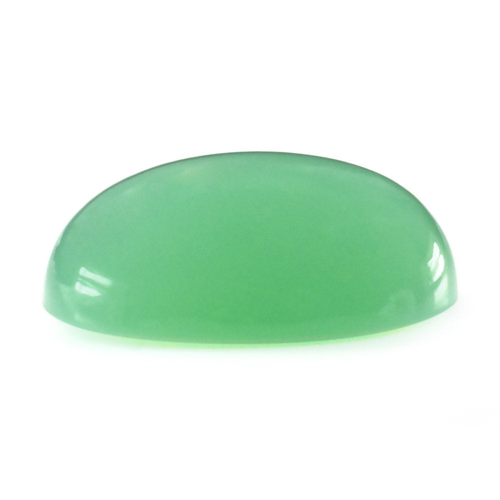 CHRYSOPRASE OVAL CAB 15.50X12MM 8.50 Cts.