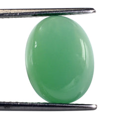 CHRYSOPRASE OVAL CAB 15.50X12MM 8.50 Cts.