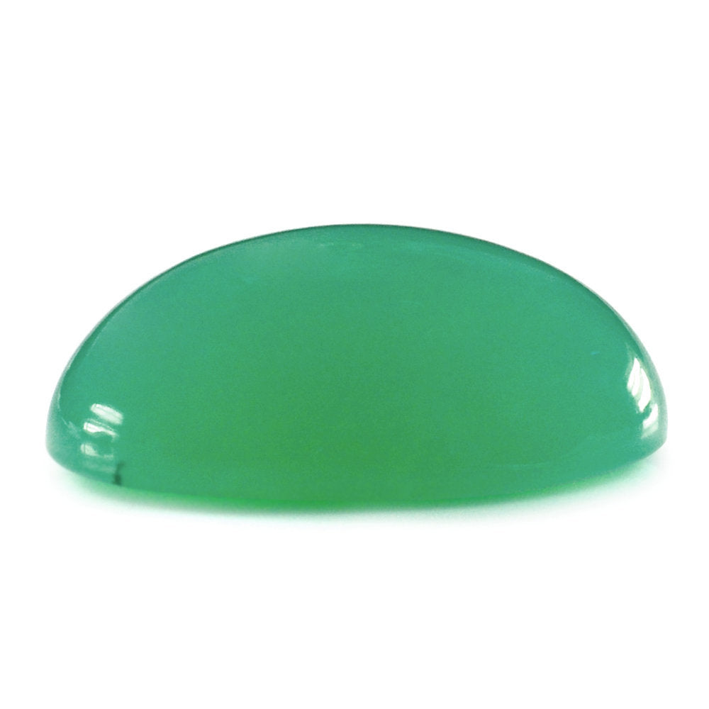 CHRYSOPRASE OVAL CAB 17.50X12MM 10.55 Cts.