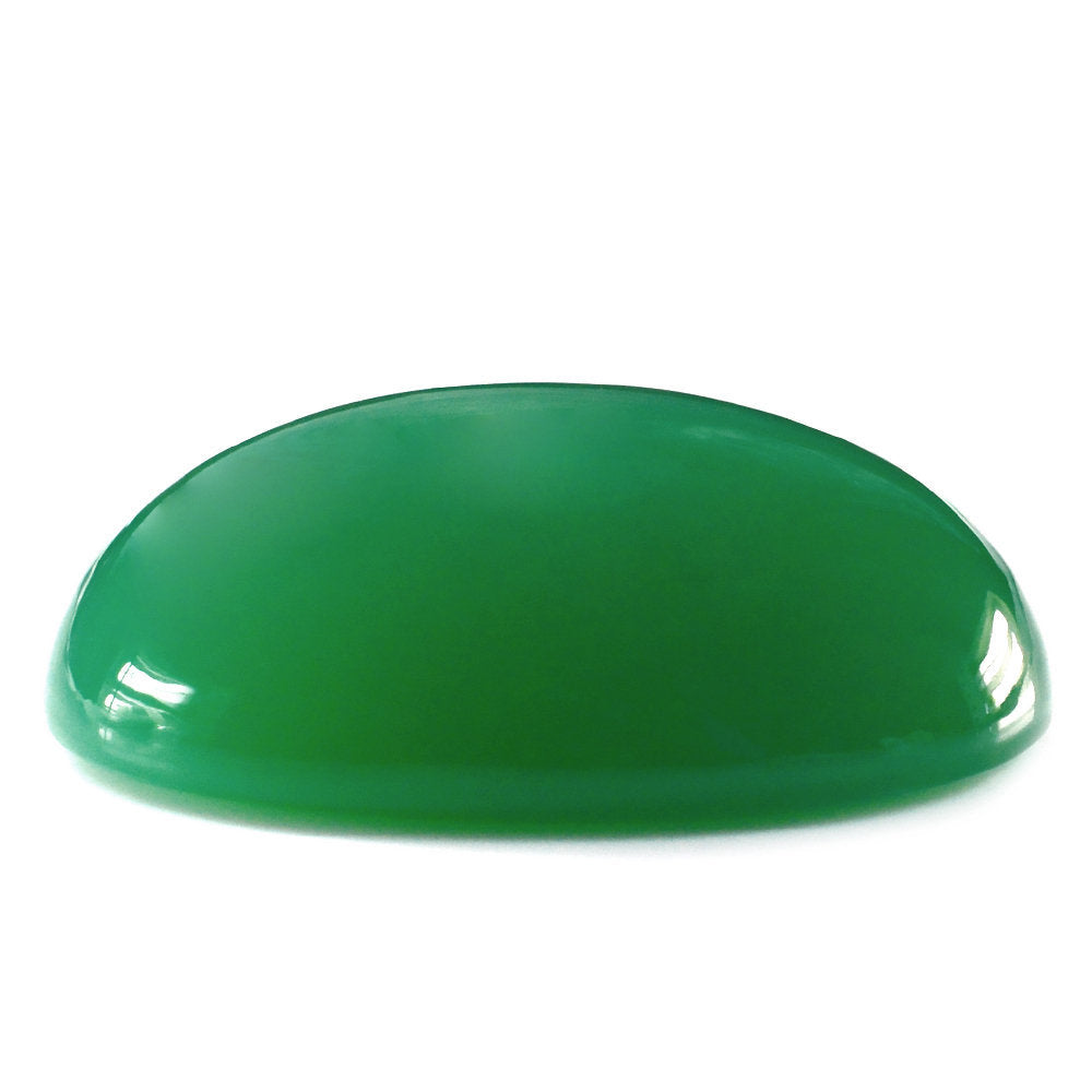 CHRYSOPRASE OVAL CAB 28X20MM 41.05 Cts.