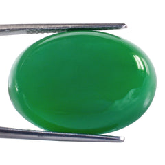 CHRYSOPRASE OVAL CAB 28X20MM 41.05 Cts.