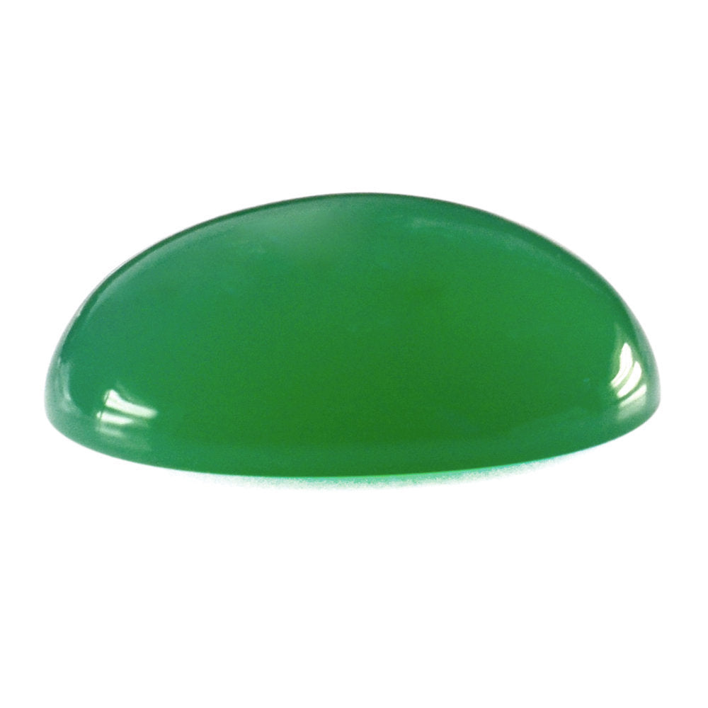 CHRYSOPRASE OVAL CAB 16X13MM 9.35 Cts.