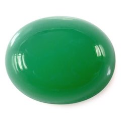 CHRYSOPRASE OVAL CAB 20X16MM 22.65 Cts.