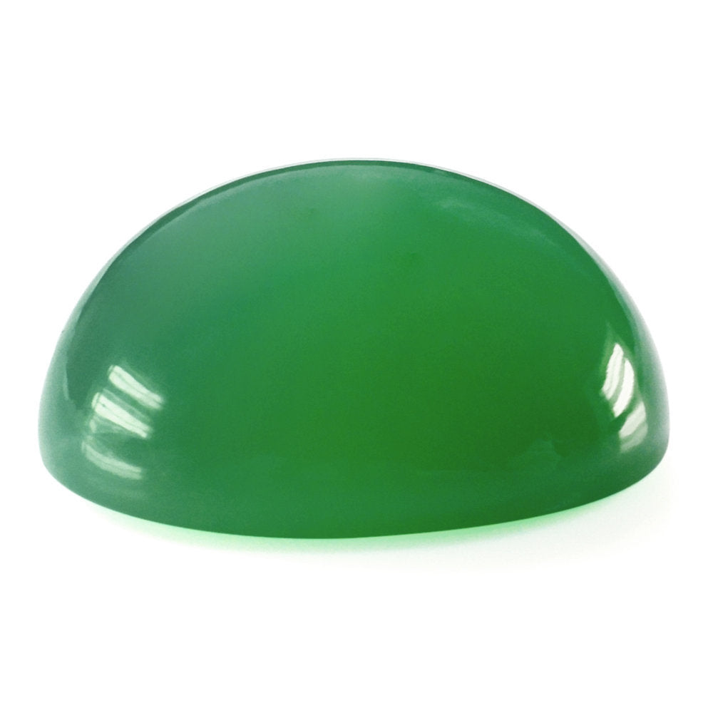 CHRYSOPRASE OVAL CAB 20X16MM 22.65 Cts.