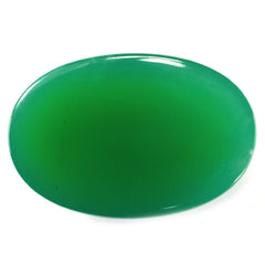 CHRYSOPRASE OVAL CAB 27X18MM 35.70 Cts.