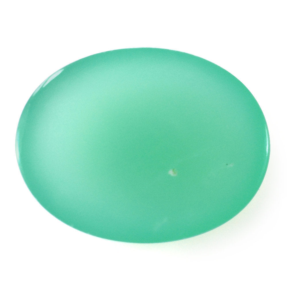 CHRYSOPRASE OVAL CAB 19.50X15.50MM 13.30 Cts.