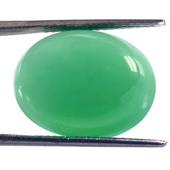 CHRYSOPRASE OVAL CAB 21X16MM 19.10 Cts.