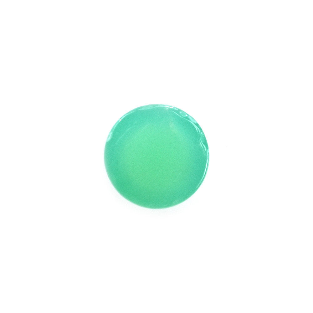 CHRYSOPRASE PLAIN ROUND CAB (AAA/DARK)(/OPAQUE/CLEAN) 5X5MM 0.56 Cts.