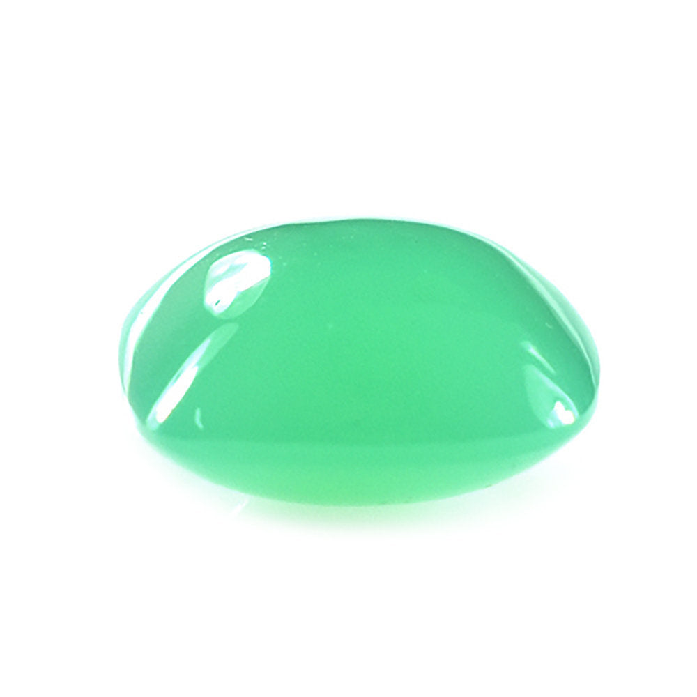 CHRYSOPRASE PLAIN LENTIL CUSHION 14X14MM 5.34 Cts.