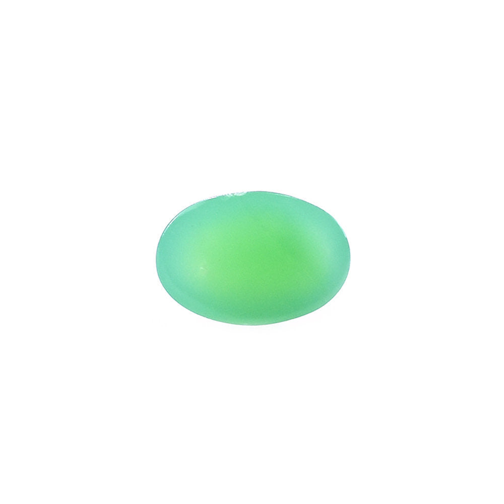 CHRYSOPRASE PLAIN OVAL CAB 6X4MM 0.59 Cts.