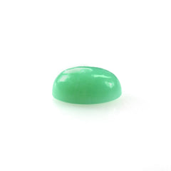 CHRYSOPRASE PLAIN OVAL CAB (AAA/SI) 8.00X6.00 MM 1.08 CTS