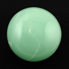 NATURAL MINT CHRYSOPRASE PLAIN ROUNDEL BEADS 13.50MM 11.41 Cts.