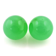 CHRYSOPRASE PLAIN BALLS 12MM 12.45 Cts.