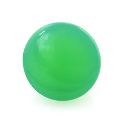 DYED CHRYSOPRASE CHALCEDONY BULLET CAB 8MM 2.94 Cts.