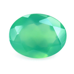 DYED CHRYSOPRASE CHALCEDONY CUT OVAL 9X7MM 1.68 Cts.