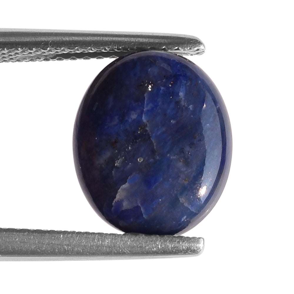 DUMORTIERITE SMOOTH OVAL PABBLE 14X12MM 5.43 Cts.