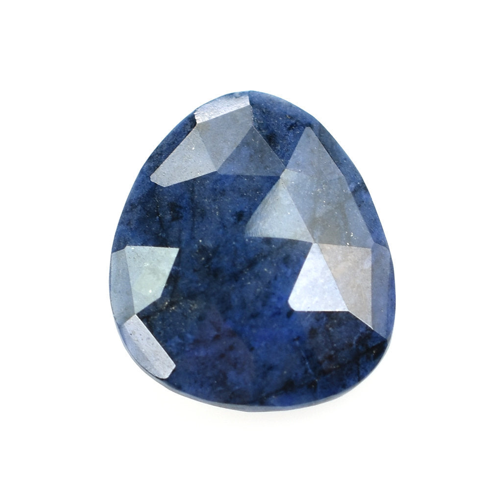 DUMORTIERITE ROSE CUT ROUND BRIOLETTE TRILLIONISH 13X11MM 3.89 Cts.