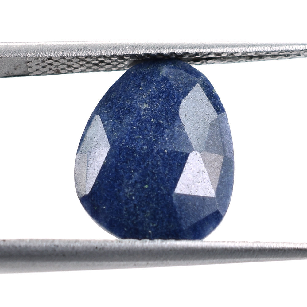 DUMORTIERITE ROSE CUT BRIOLETTE PEARISH 12.70X9.70MM 2.68 Cts.