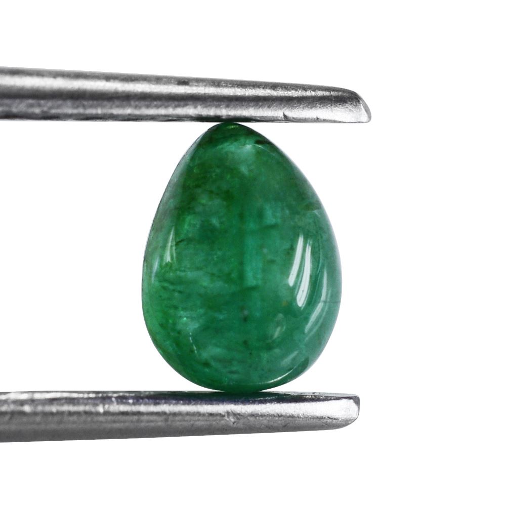 EMERALD PEAR CAB 7X5MM 0.86 Cts.
