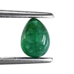 EMERALD PEAR CAB 7X5MM 0.86 Cts.