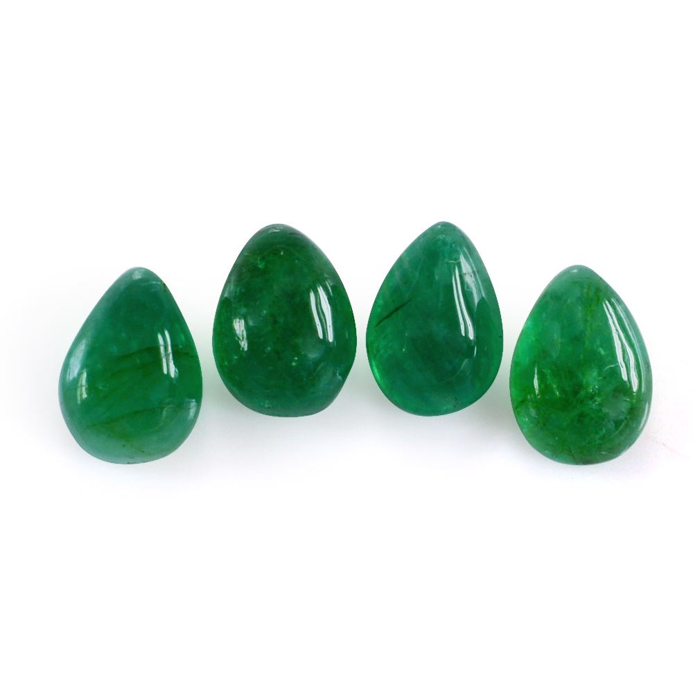 EMERALD PEAR CAB 7X5MM 0.86 Cts.