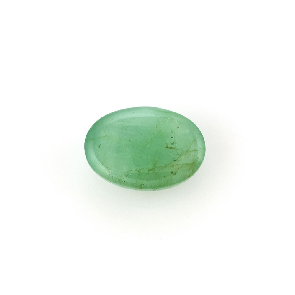 EMERALD OVAL CAB 15.50X11MM 8.61 Cts.