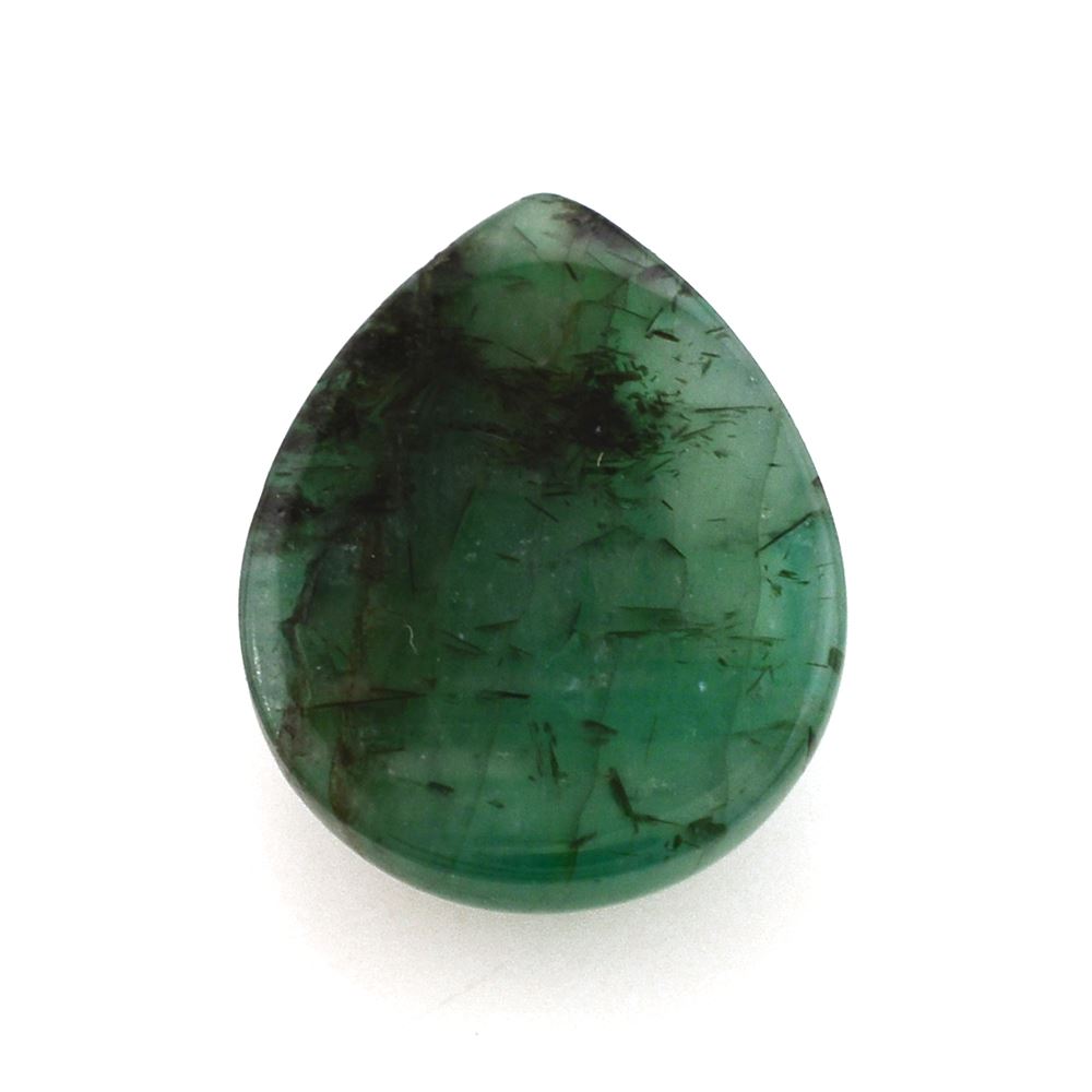 EMERALD PEAR CAB 15X12MM 8.30 Cts.