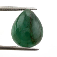 EMERALD PEAR CAB 15X12MM 8.30 Cts.