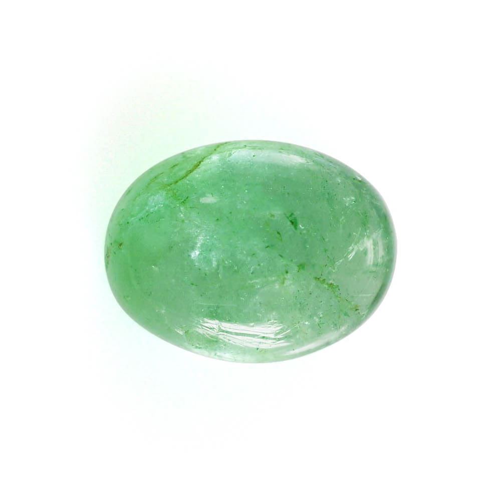 BRAZILIAN EMERALD OVAL CAB 7.50X5.50MM 1.05 Cts.