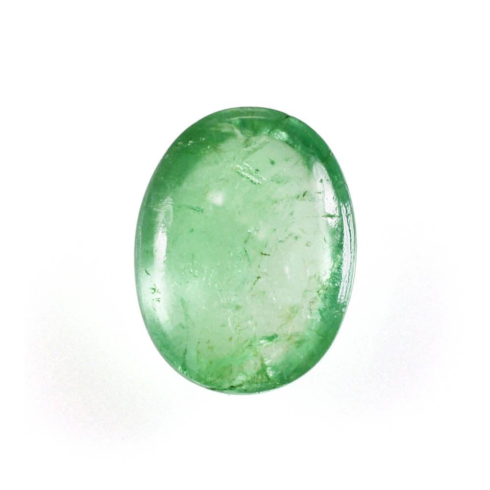 BRAZILIAN EMERALD OVAL CAB 7.50X5.50MM 1.05 Cts.