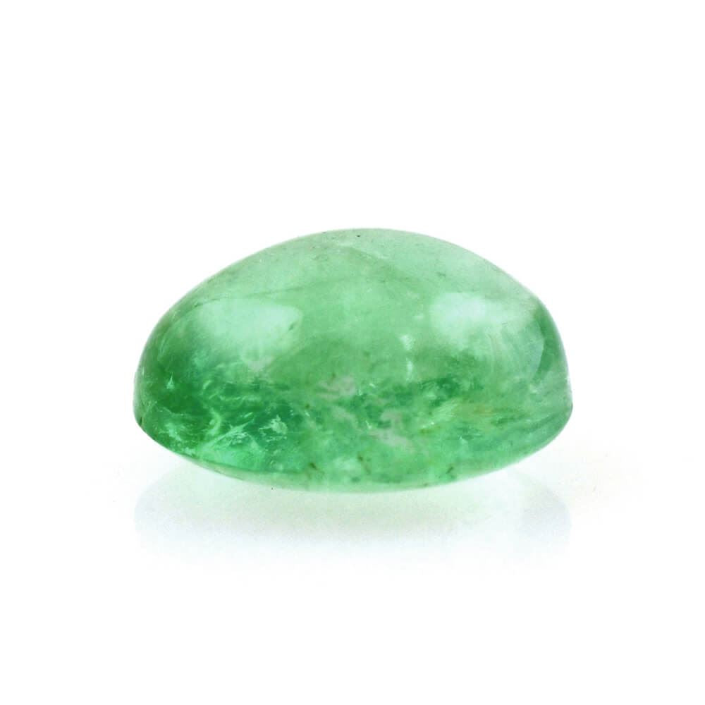 BRAZILIAN EMERALD OVAL CAB 8X6MM 1.50 Cts.