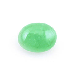 BRAZILIAN EMERALD OVAL CAB 7.50X6MM 1.35 Cts.