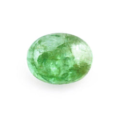 BRAZILIAN EMERALD OVAL CAB 8X6MM 1.53 Cts.