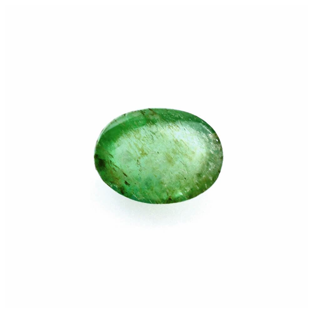 BRAZILIAN EMERALD OVAL CAB 5.50X4MM 0.55 Cts.