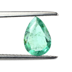 BRAZILIAN EMERALD CUT PEAR 9X6.30MM 1.05 Cts.