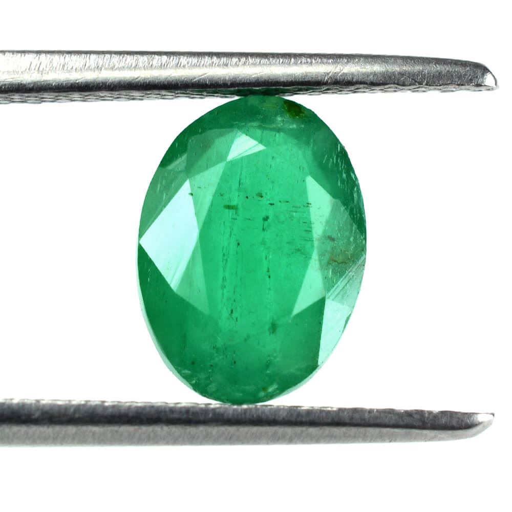 BRAZILIAN EMERALD CUT OVAL 9X6.60MM 1.30 Cts.