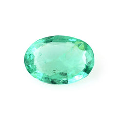 COLOMBIAN EMERALD CUT OVAL 9.00X6.50MM 1.15 Cts.