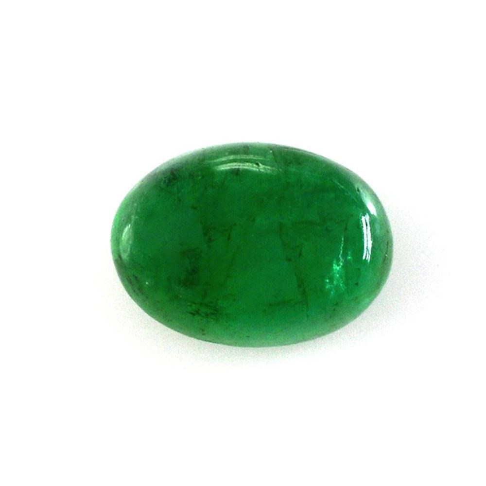 BRAZILIAN EMERALD OVAL CAB 7X5MM 1.03 Cts.