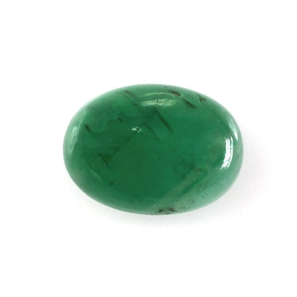 BRAZILIAN EMERALD OVAL CAB 7X5MM 0.98 Cts.