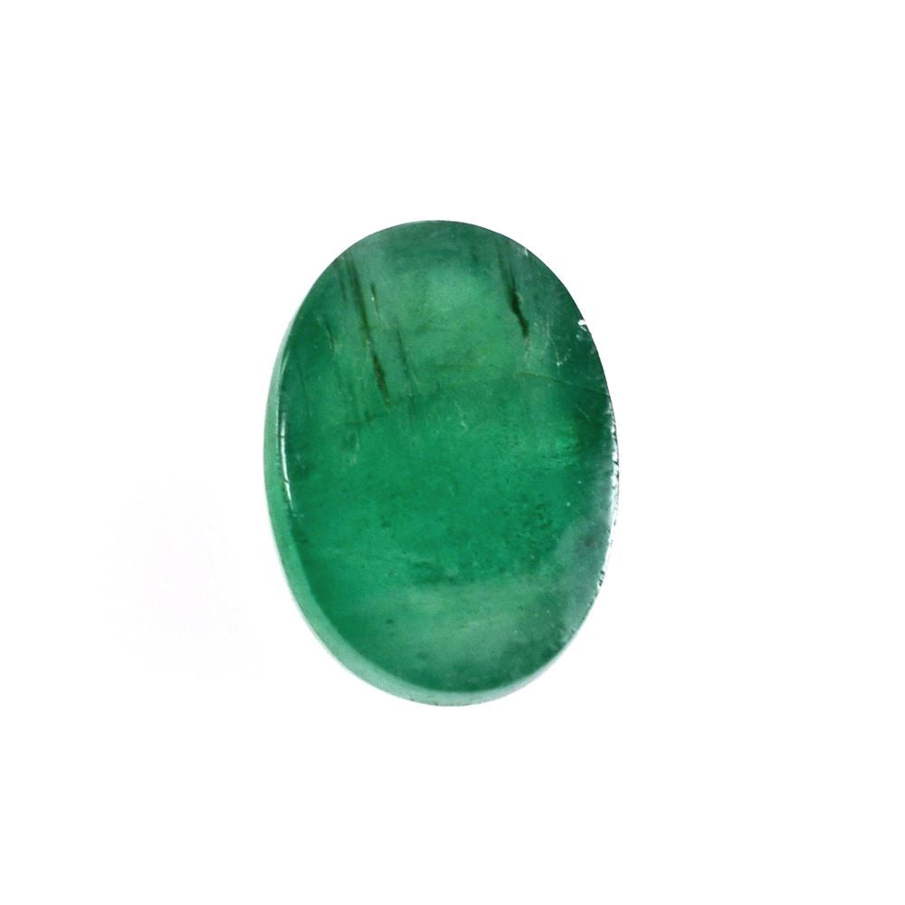 BRAZILIAN EMERALD OVAL CAB 7X5MM 0.98 Cts.