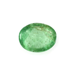 BRAZILIAN EMERALD OVAL CAB 7X5.50MM 0.95 Cts.