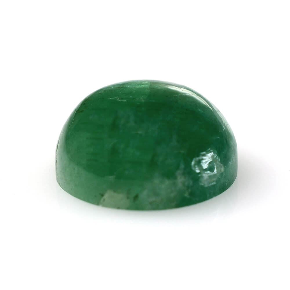 BRAZILIAN EMERALD ROUND CAB 9MM 3.03 Cts.