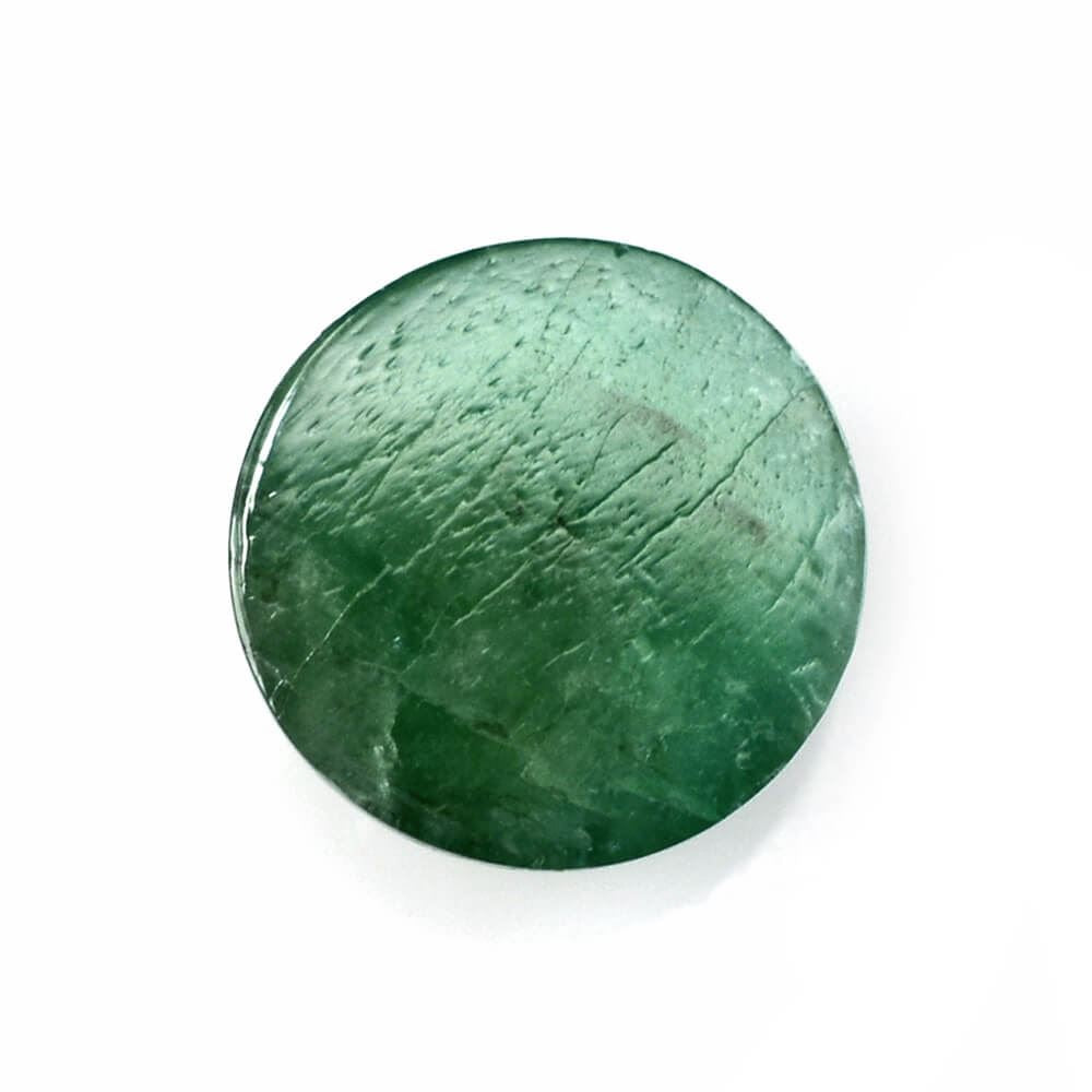 BRAZILIAN EMERALD ROUND CAB 9MM 3.03 Cts.