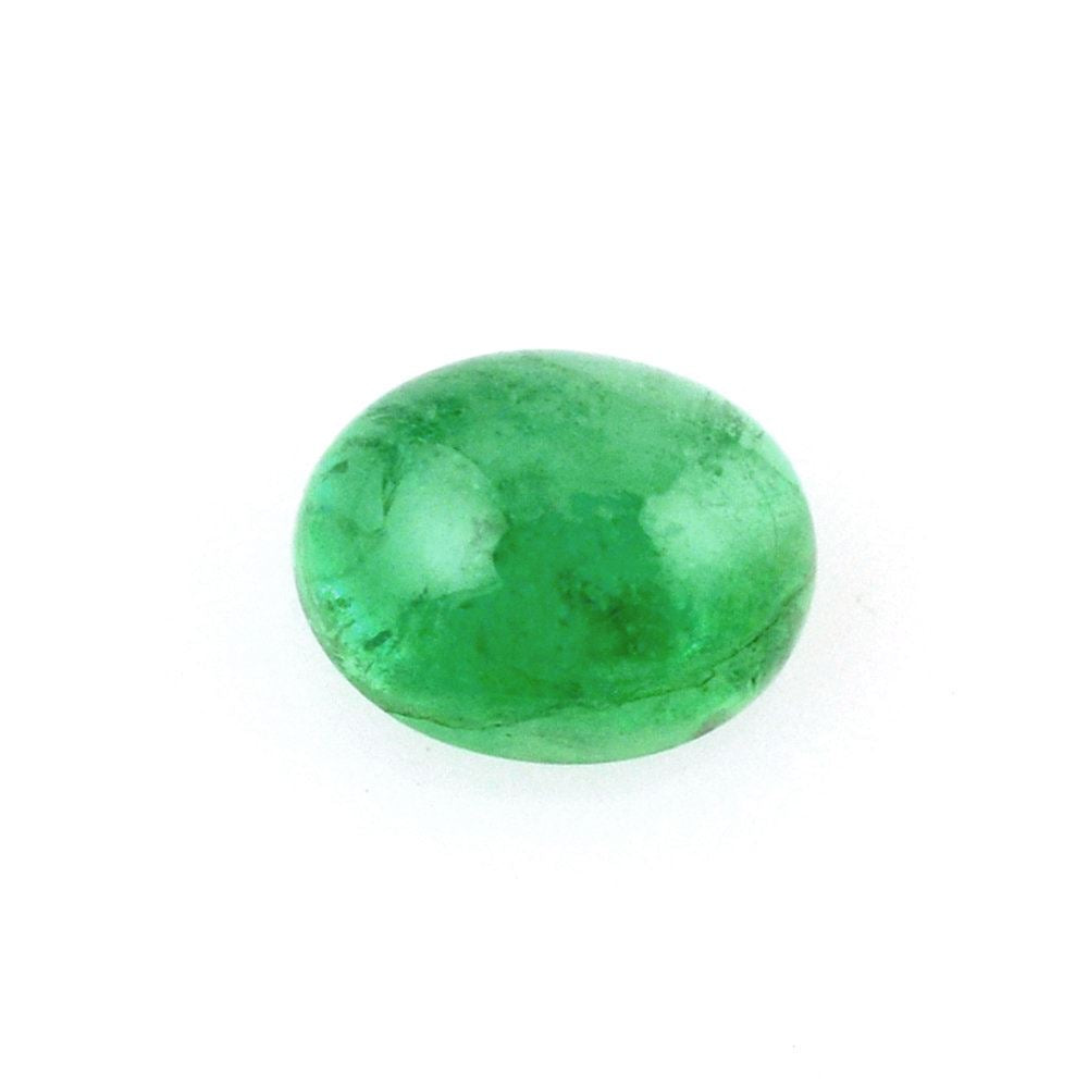 BRAZILAIN EMERALD OVAL CAB 5X4MM 0.45 Cts.