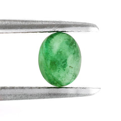 BRAZILAIN EMERALD OVAL CAB 5X4MM 0.45 Cts.