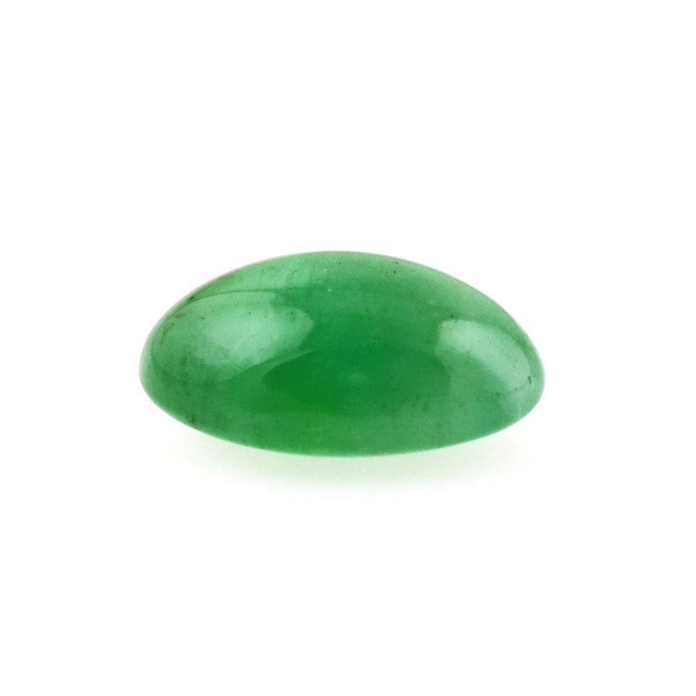 BRAZILIAN EMERALD OVAL CAB 6X4MM 0.48 Cts.